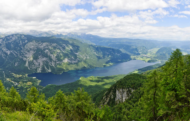 Jezero Bohinj, kružna staza oko jezera